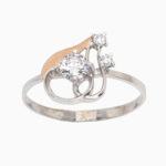 серебряное кольцо с цирконом  57208282